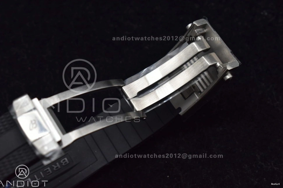 RG SuperOcean Best Strap 42 A2824 Automatic Black Rubber Edition Dial SS on Black BLSF 1:1 0211